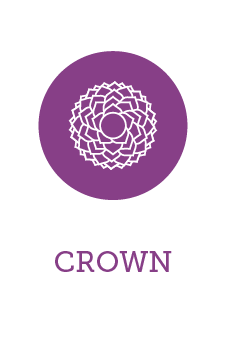 Chakra Crown develops age 42+ years